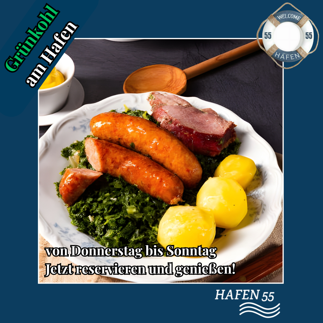 Grünkohl im Hafen 55