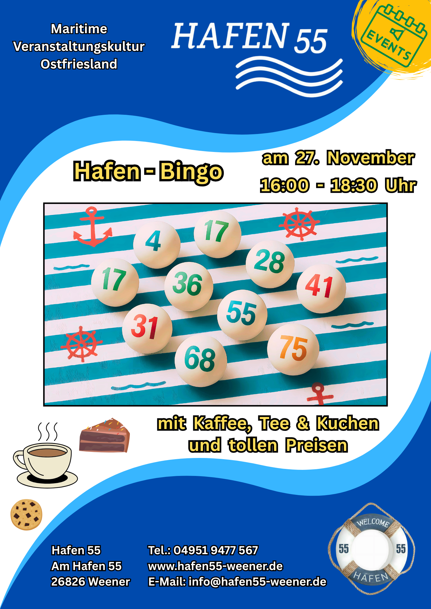 Hafen-Bingo: Runde 6