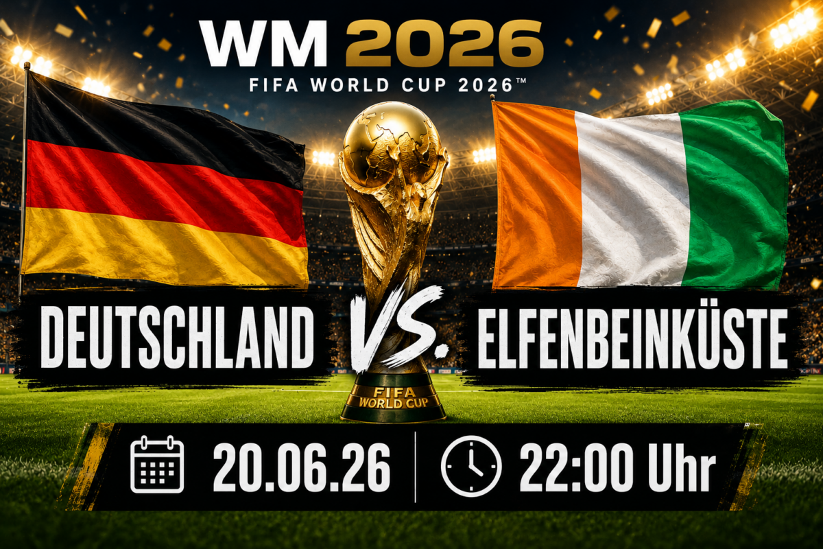 ⚽🌎 WM 2026 im Hafen 55 mit Public Viewing: Deutschland 🇩🇪 vs. Elfenbeinküste 🇨🇮