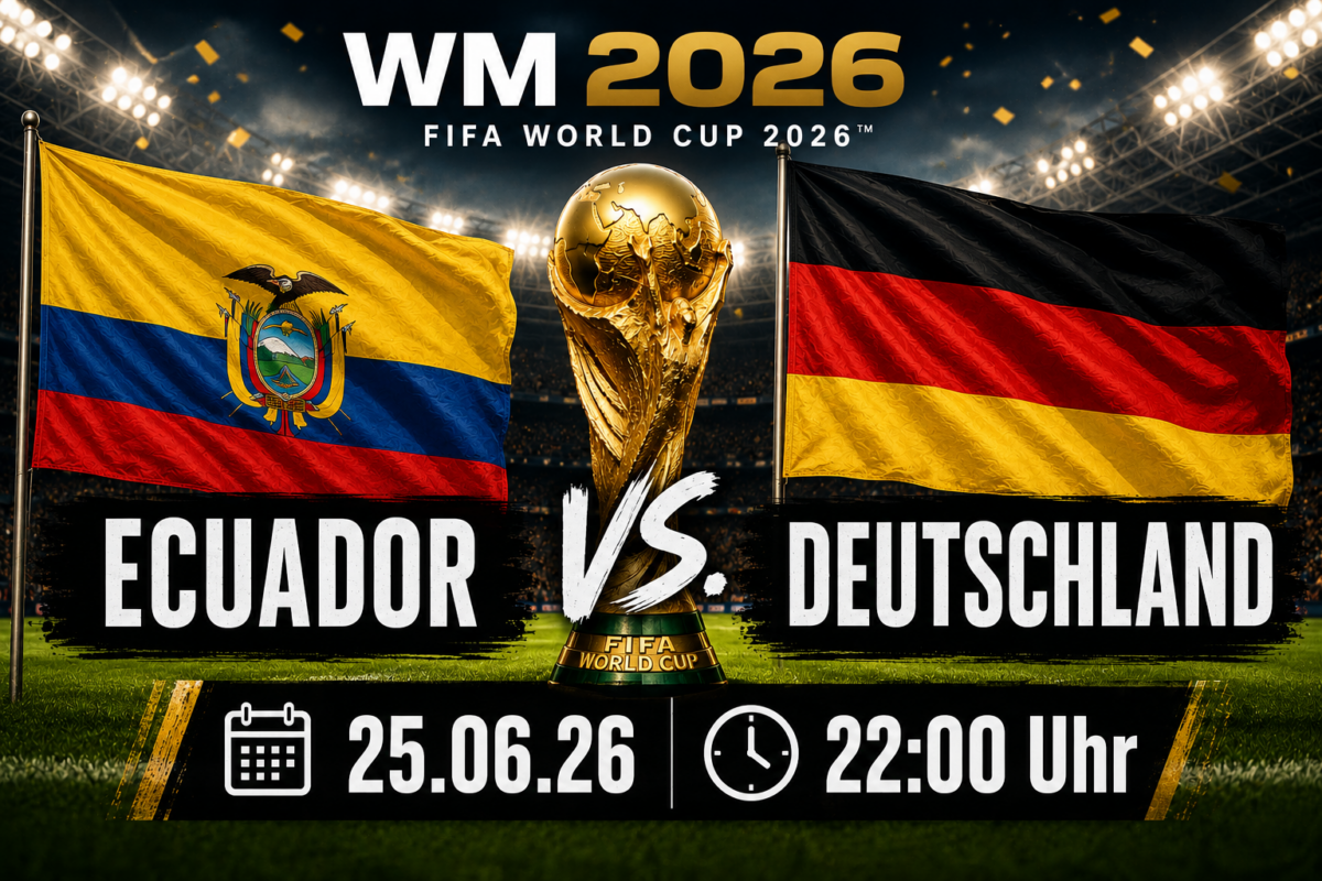 ⚽🌎 WM 2026 im Hafen 55 mit Public Viewing: Ecuador 🇪🇨 vs. Deutschland 🇩🇪